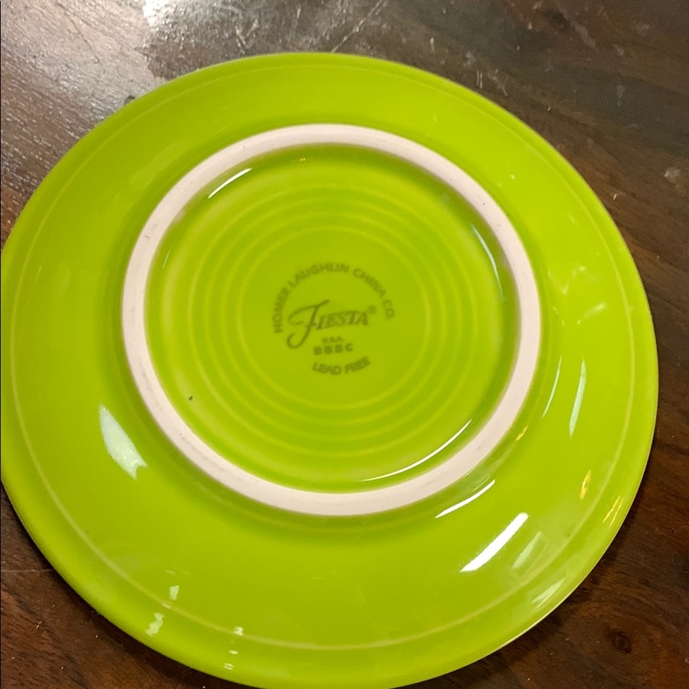 Fiesta Limegrass (Retired Color) Cup & Saucer - Picture 4 of 4